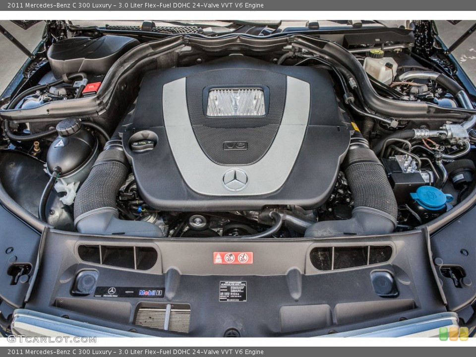 3.0 Liter Flex-Fuel DOHC 24-Valve VVT V6 Engine for the 2011 Mercedes-Benz C #81028047