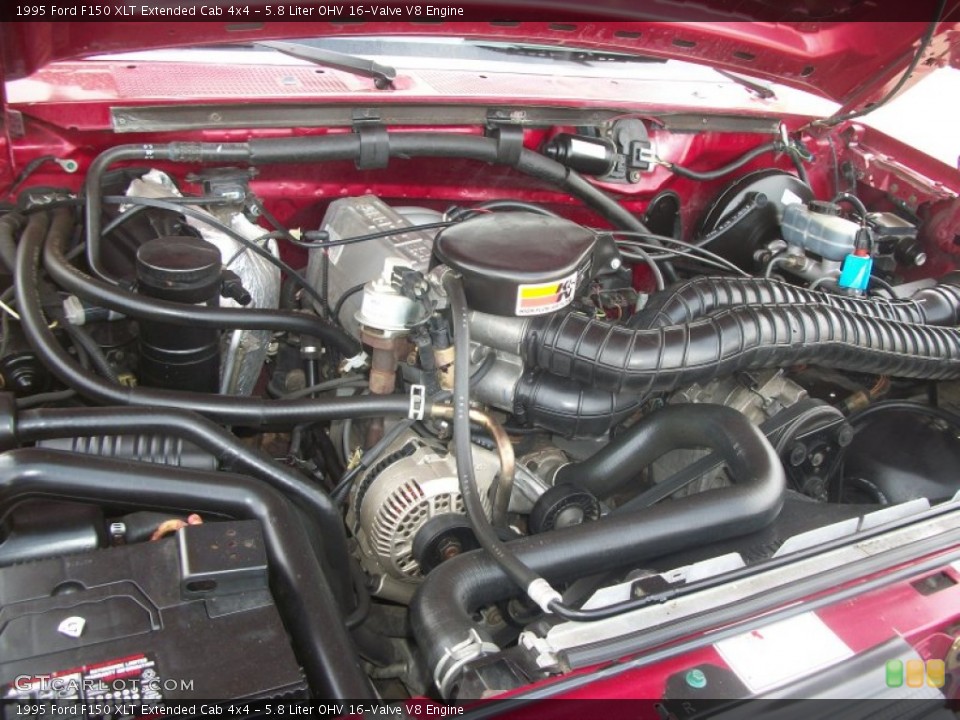 5.8 Liter OHV 16-Valve V8 Engine for the 1995 Ford F150 #81031427