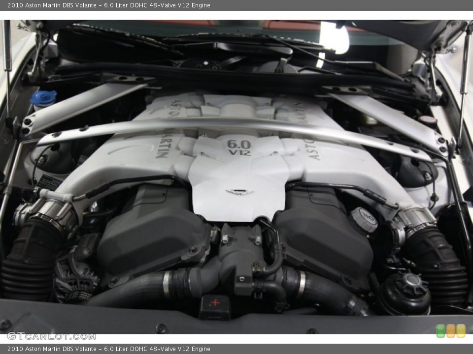 6.0 Liter DOHC 48-Valve V12 2010 Aston Martin DBS Engine