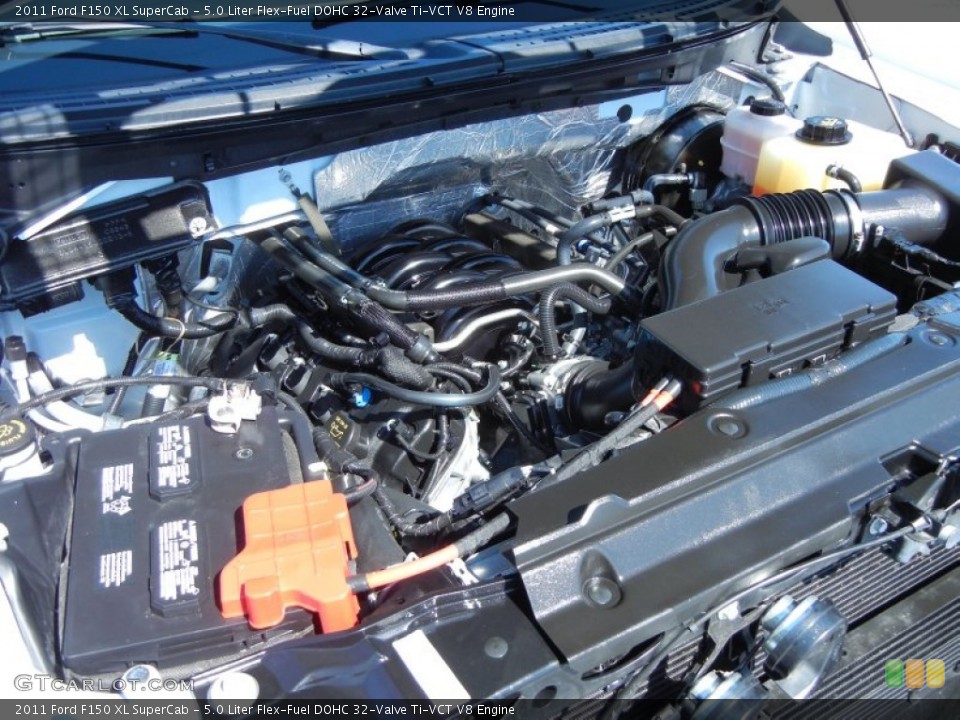 5.0 Liter Flex-Fuel DOHC 32-Valve Ti-VCT V8 Engine for the 2011 Ford F150 #81047679