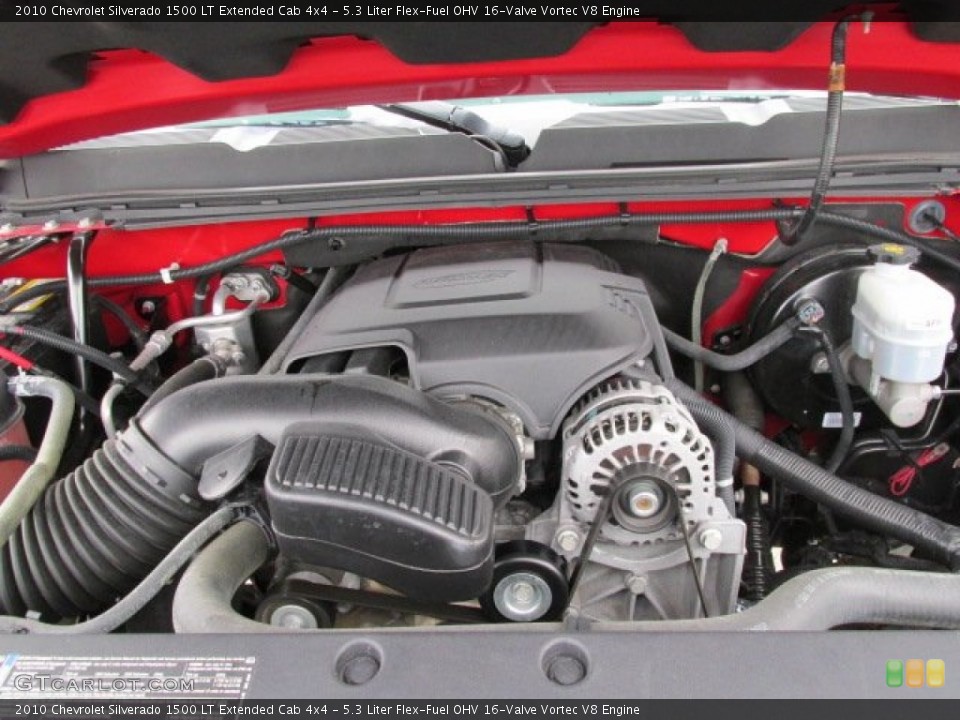 5.3 Liter Flex-Fuel OHV 16-Valve Vortec V8 Engine for the 2010 Chevrolet Silverado 1500 #81053580