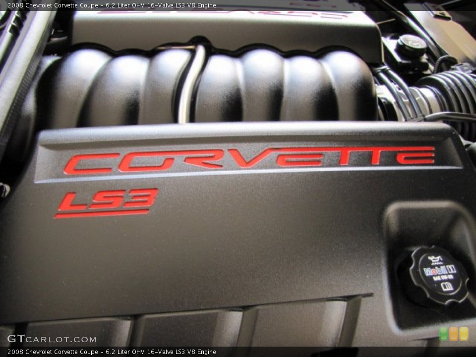 6.2 Liter OHV 16-Valve LS3 V8 Engine for the 2008 Chevrolet Corvette #81071430