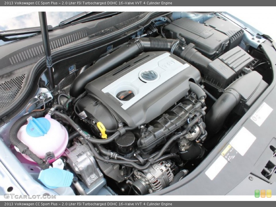 2.0 Liter FSI Turbocharged DOHC 16-Valve VVT 4 Cylinder Engine for the 2013 Volkswagen CC #81086420