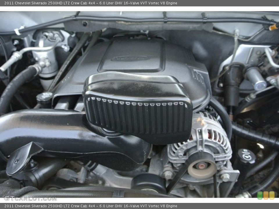 6.0 Liter OHV 16-Valve VVT Vortec V8 Engine for the 2011 Chevrolet Silverado 2500HD #81095114