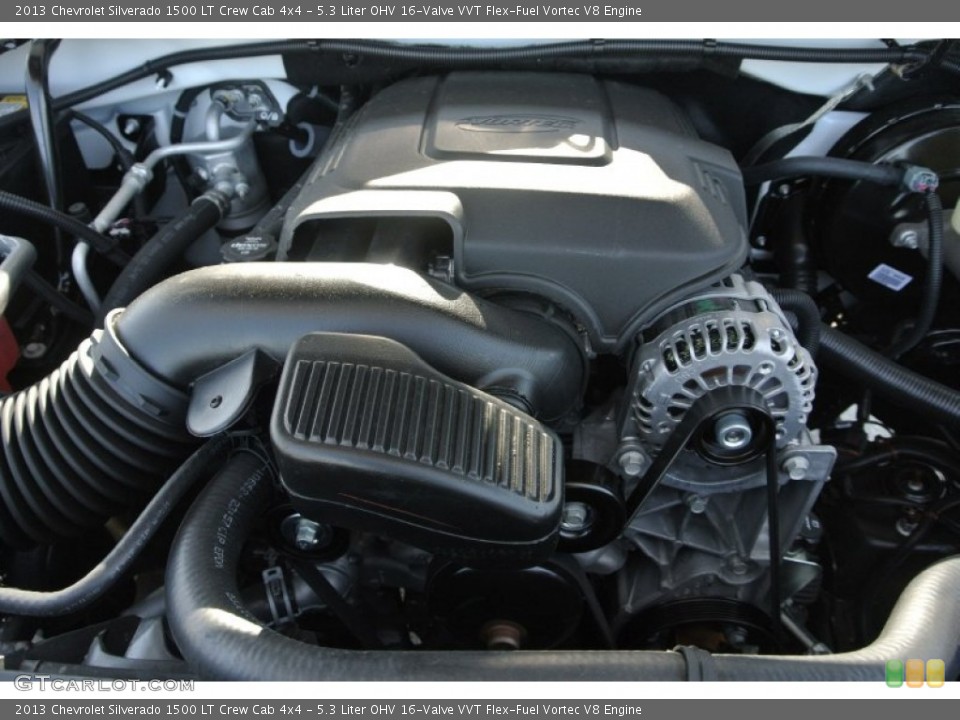 5.3 Liter OHV 16-Valve VVT Flex-Fuel Vortec V8 Engine for the 2013 Chevrolet Silverado 1500 #81099158