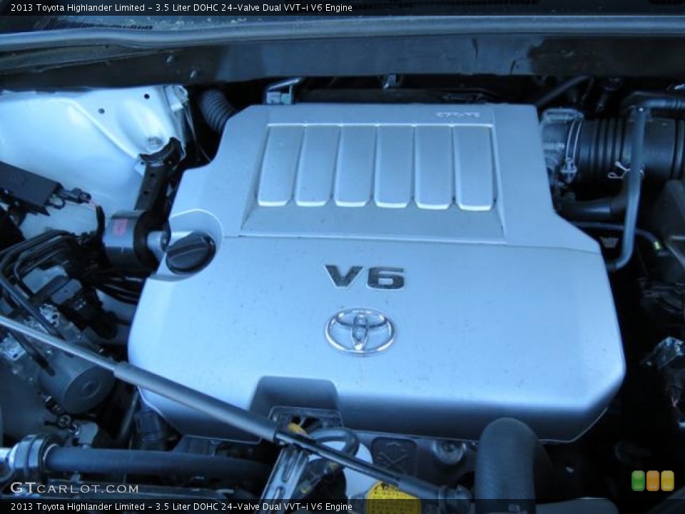 3.5 Liter DOHC 24-Valve Dual VVT-i V6 Engine for the 2013 Toyota Highlander #81100243