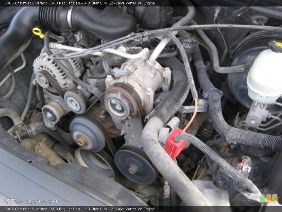 4.3 Liter OHV 12-Valve Vortec V6 Engine for the 2006 Chevrolet Silverado 1500 #81100575