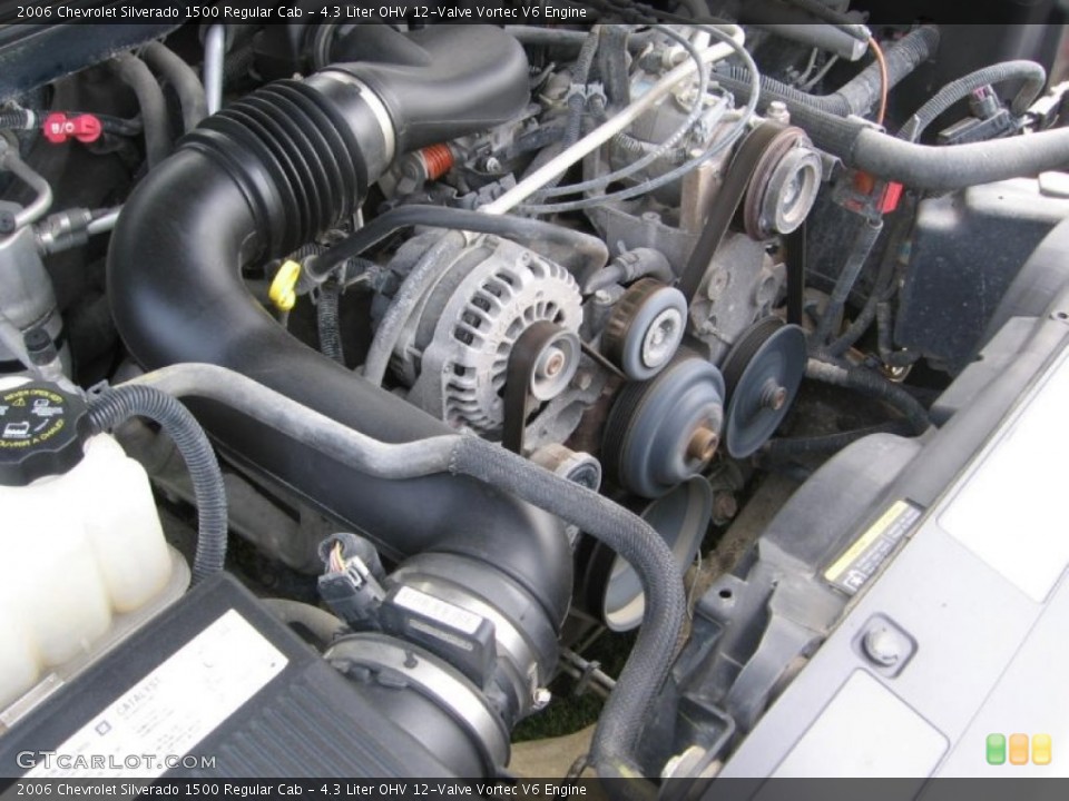 4.3 Liter OHV 12-Valve Vortec V6 Engine for the 2006 Chevrolet Silverado 1500 #81100604