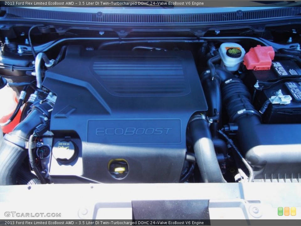 3.5 Liter DI Twin-Turbocharged DOHC 24-Valve EcoBoost V6 Engine for the 2013 Ford Flex #81104831