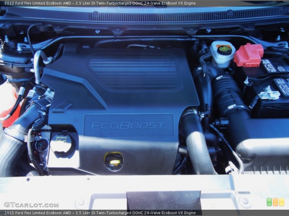 3.5 Liter DI Twin-Turbocharged DOHC 24-Valve EcoBoost V6 Engine for the 2013 Ford Flex #81104831