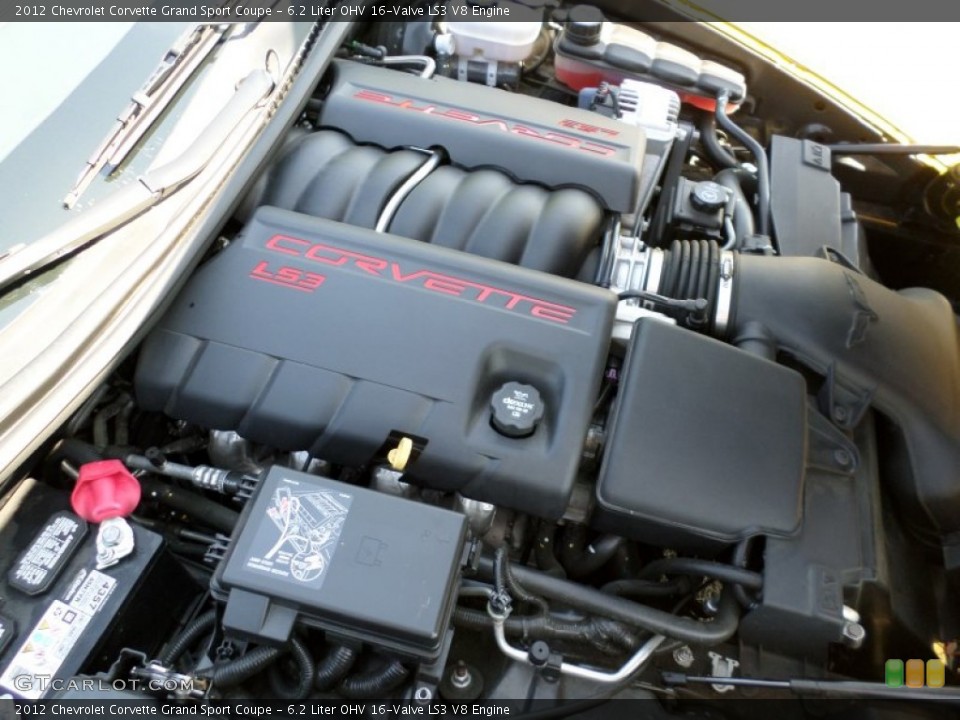 6.2 Liter OHV 16-Valve LS3 V8 Engine for the 2012 Chevrolet Corvette #81114979
