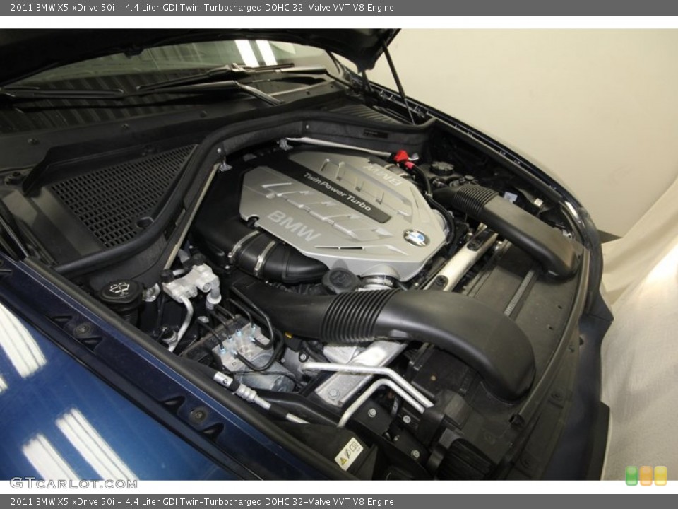 4.4 Liter GDI Twin-Turbocharged DOHC 32-Valve VVT V8 Engine for the 2011 BMW X5 #81118699