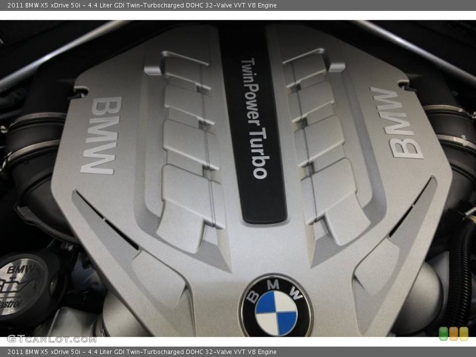 4.4 Liter GDI Twin-Turbocharged DOHC 32-Valve VVT V8 Engine for the 2011 BMW X5 #81118727