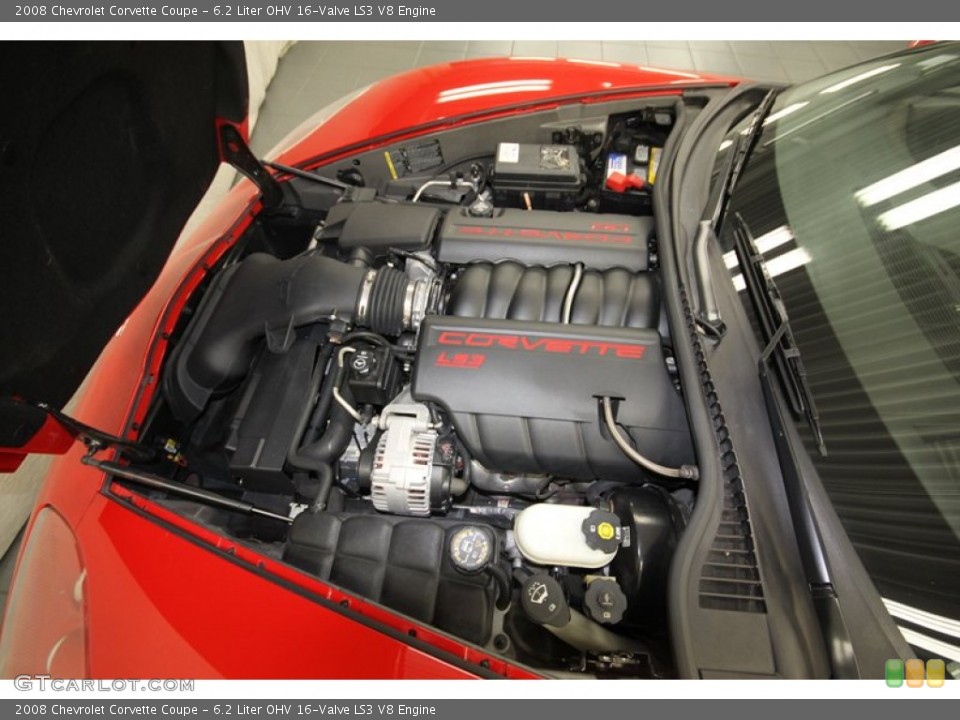 6.2 Liter OHV 16-Valve LS3 V8 Engine for the 2008 Chevrolet Corvette #81120276