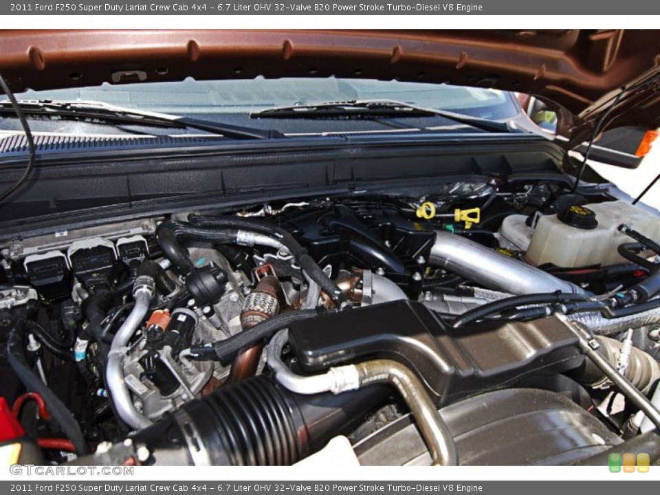 6.7 Liter OHV 32-Valve B20 Power Stroke Turbo-Diesel V8 Engine for the 2011 Ford F250 Super Duty #81128931