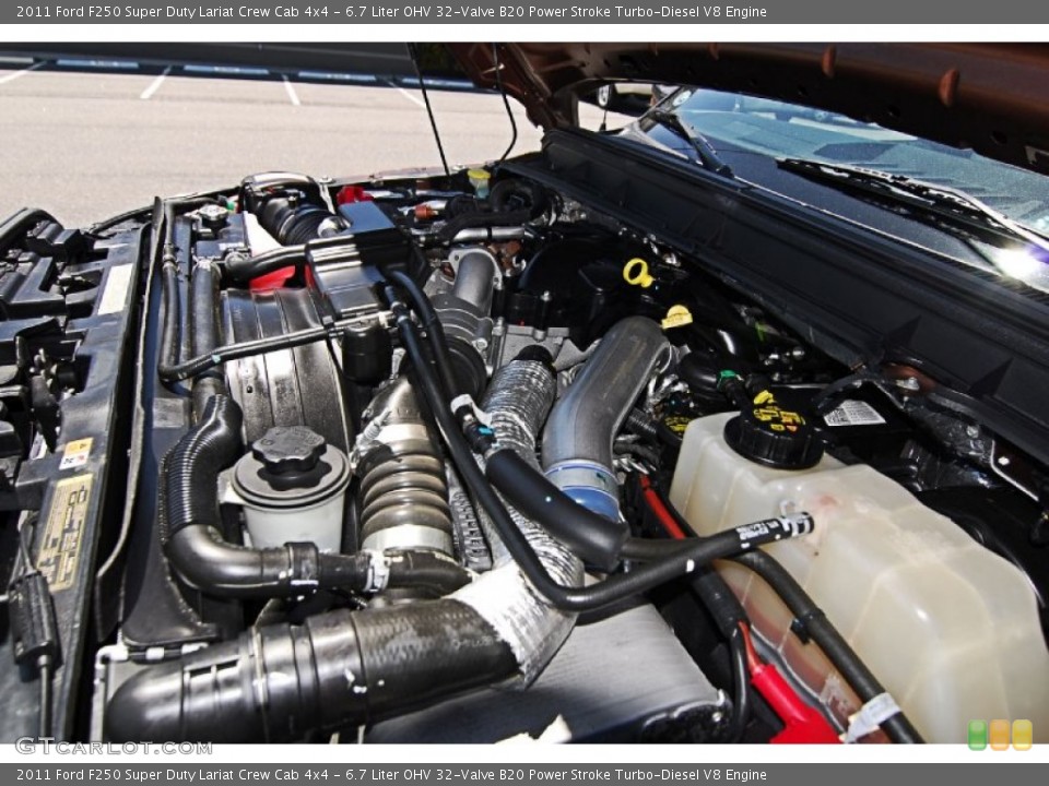 6.7 Liter OHV 32-Valve B20 Power Stroke Turbo-Diesel V8 Engine for the 2011 Ford F250 Super Duty #81128961