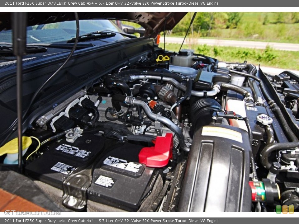6.7 Liter OHV 32-Valve B20 Power Stroke Turbo-Diesel V8 Engine for the 2011 Ford F250 Super Duty #81128982
