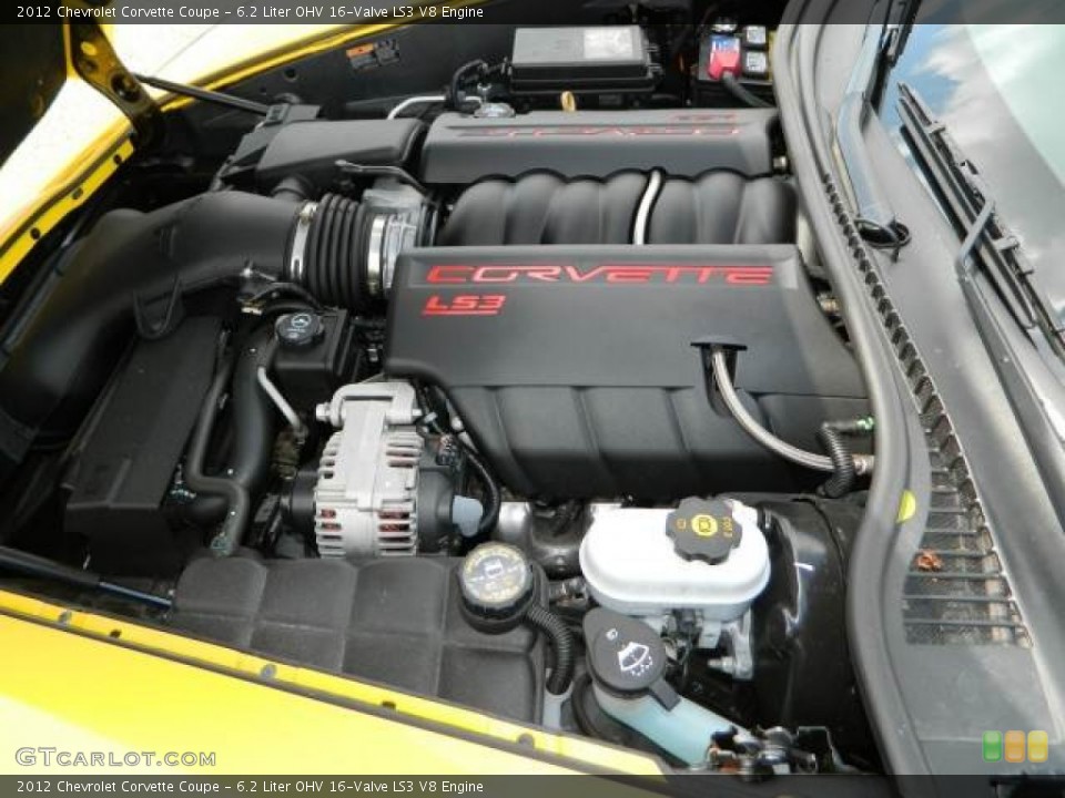 6.2 Liter OHV 16-Valve LS3 V8 Engine for the 2012 Chevrolet Corvette #81129310