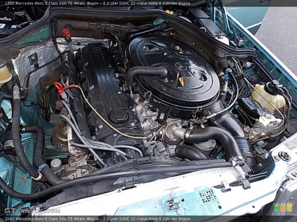 3.0 Liter SOHC 12-Valve Inline 6 Cylinder Engine for the 1992 Mercedes-Benz E Class #81129966