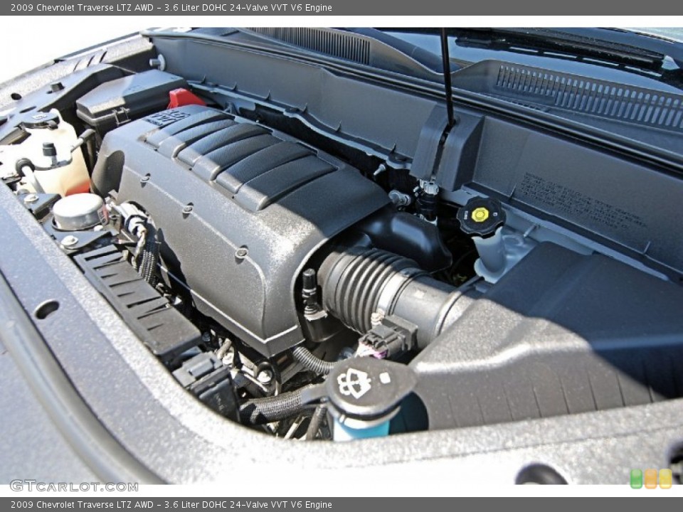 3.6 Liter DOHC 24-Valve VVT V6 Engine for the 2009 Chevrolet Traverse #81130833