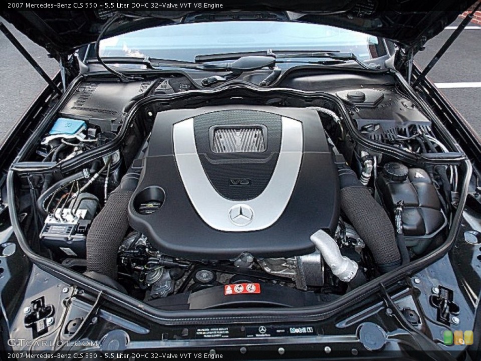 5.5 Liter DOHC 32-Valve VVT V8 2007 Mercedes-Benz CLS Engine