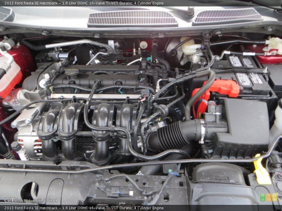 1.6 Liter DOHC 16-Valve Ti-VCT Duratec 4 Cylinder Engine for the 2013 Ford Fiesta #81134250