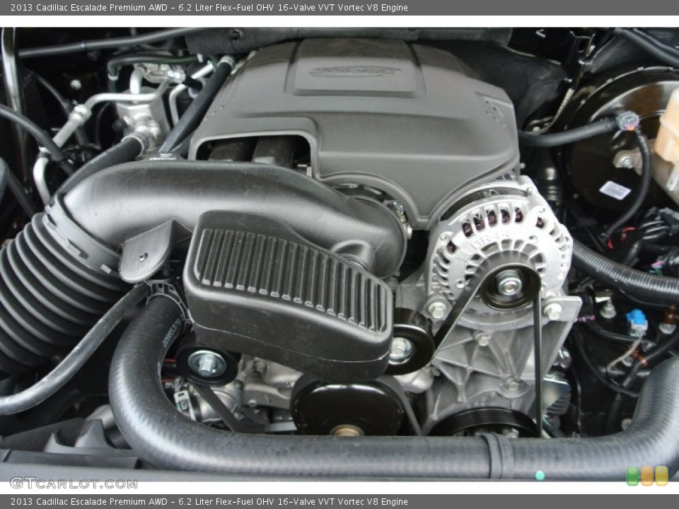 6.2 Liter Flex-Fuel OHV 16-Valve VVT Vortec V8 Engine for the 2013 Cadillac Escalade #81136950