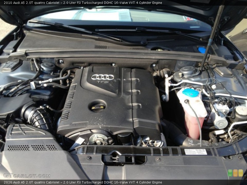 2.0 Liter FSI Turbocharged DOHC 16-Valve VVT 4 Cylinder Engine for the 2010 Audi A5 #81143567