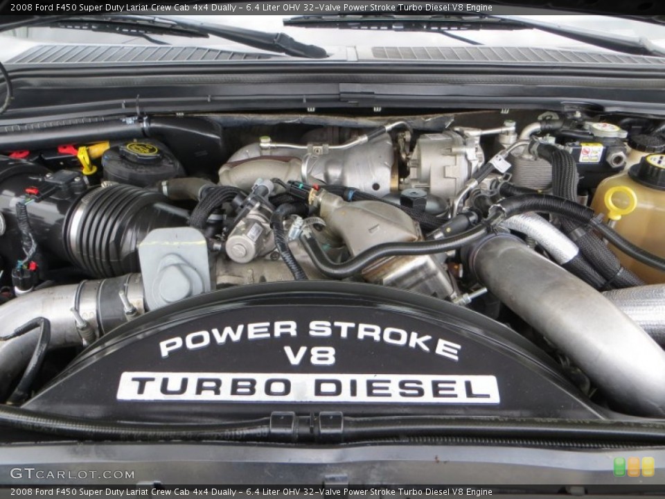 6.4 Liter OHV 32-Valve Power Stroke Turbo Diesel V8 Engine for the 2008 Ford F450 Super Duty #81166863