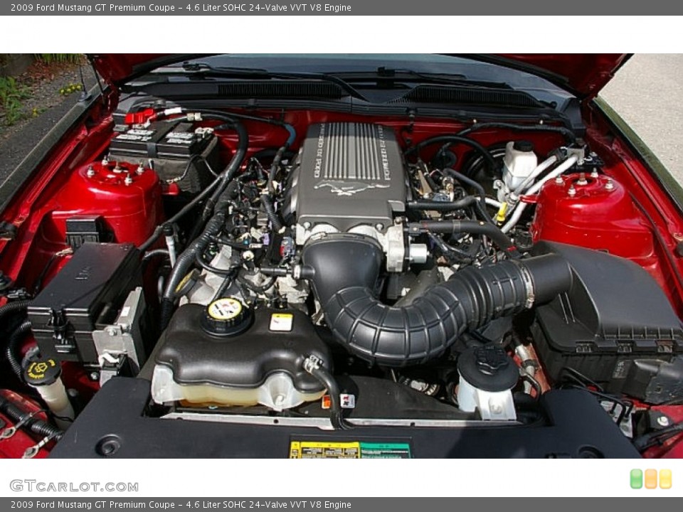 4.6 Liter SOHC 24-Valve VVT V8 Engine for the 2009 Ford Mustang #81174660
