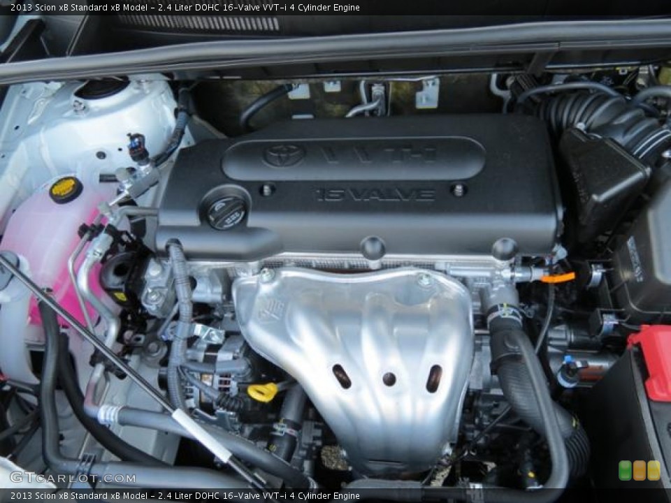 2.4 Liter DOHC 16-Valve VVT-i 4 Cylinder 2013 Scion xB Engine