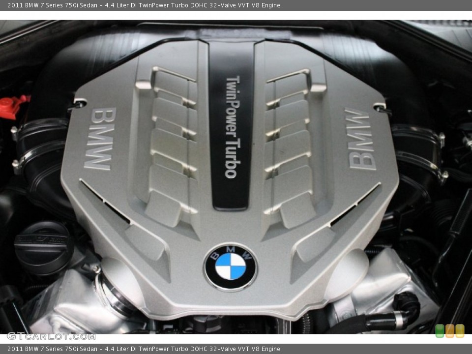 4.4 Liter DI TwinPower Turbo DOHC 32-Valve VVT V8 Engine for the 2011 BMW 7 Series #81179286