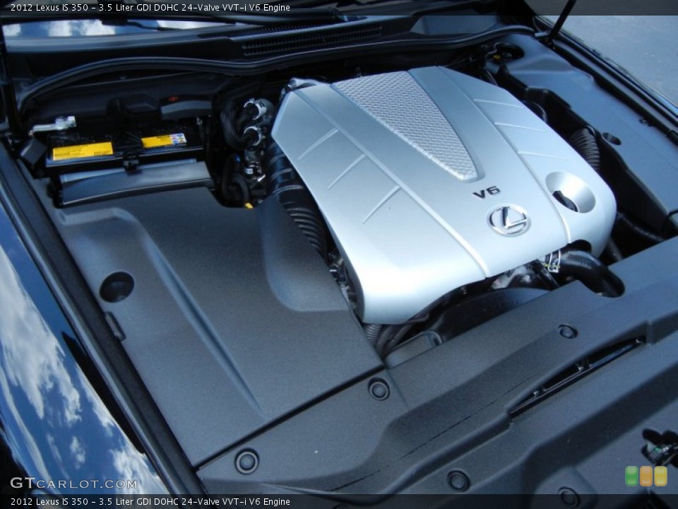 3.5 Liter GDI DOHC 24-Valve VVT-i V6 2012 Lexus IS Engine