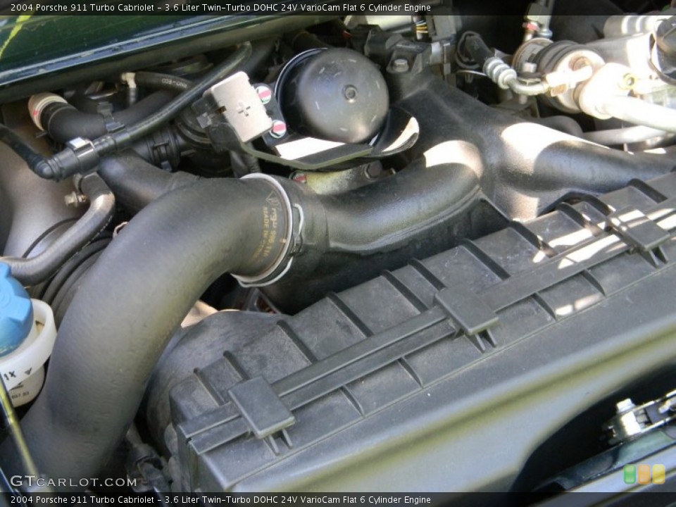 3.6 Liter Twin-Turbo DOHC 24V VarioCam Flat 6 Cylinder Engine for the 2004 Porsche 911 #81183450