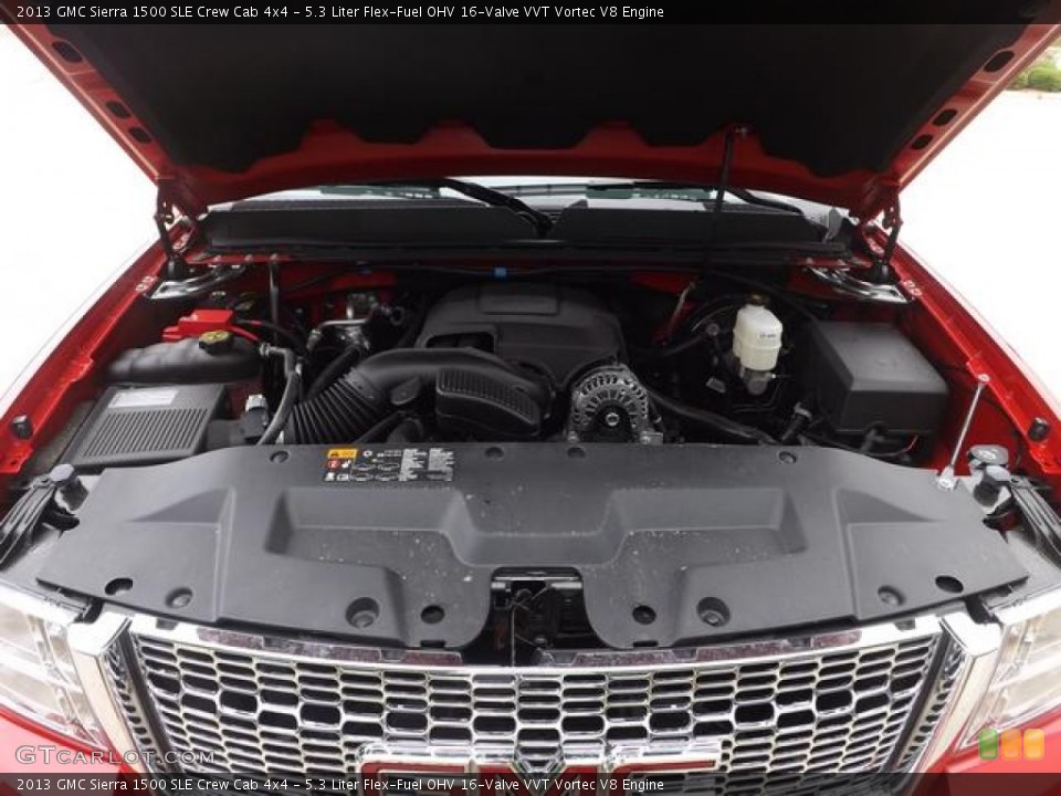 5.3 Liter Flex-Fuel OHV 16-Valve VVT Vortec V8 Engine for the 2013 GMC Sierra 1500 #81186792
