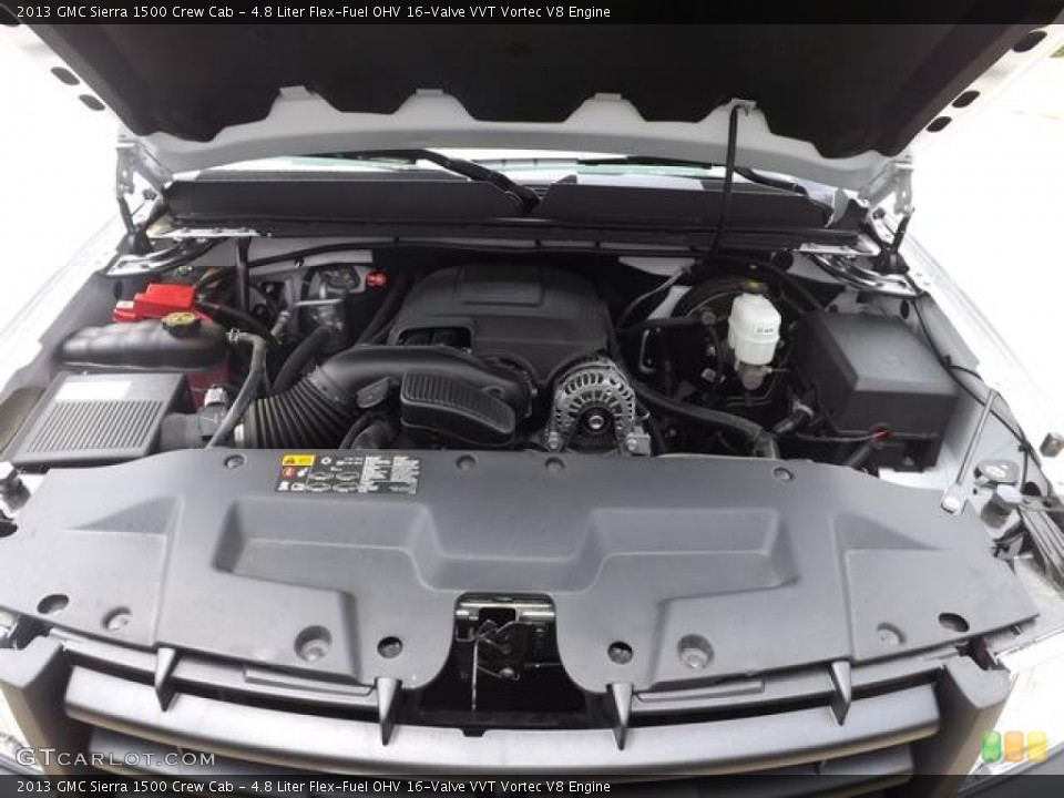 4.8 Liter Flex-Fuel OHV 16-Valve VVT Vortec V8 Engine for the 2013 GMC Sierra 1500 #81187455