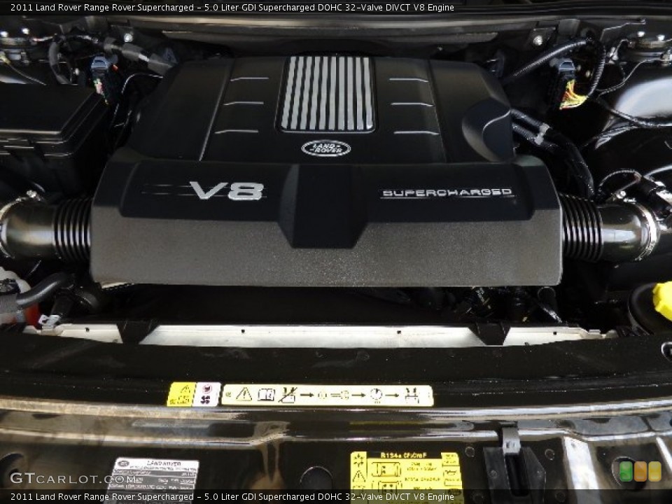 5.0 Liter GDI Supercharged DOHC 32-Valve DIVCT V8 Engine for the 2011 Land Rover Range Rover #81187458