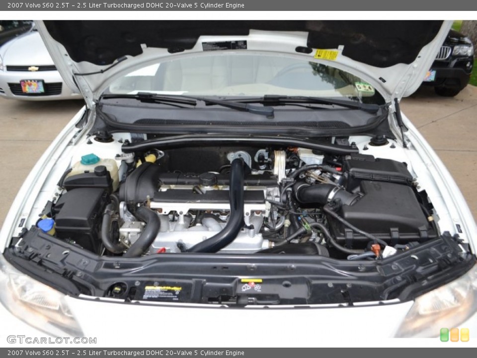 2.5 Liter Turbocharged DOHC 20-Valve 5 Cylinder 2007 Volvo S60 Engine