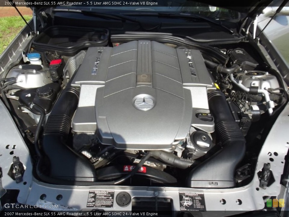 5.5 Liter AMG SOHC 24-Valve V8 Engine for the 2007 Mercedes-Benz SLK #81208230