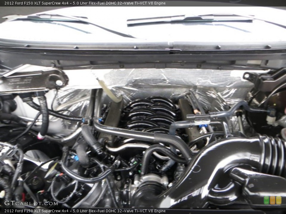 5.0 Liter Flex-Fuel DOHC 32-Valve Ti-VCT V8 Engine for the 2012 Ford F150 #81211101