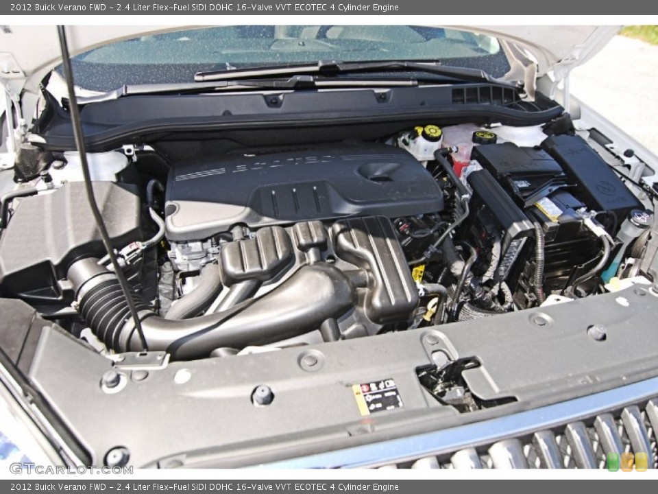 2.4 Liter Flex-Fuel SIDI DOHC 16-Valve VVT ECOTEC 4 Cylinder Engine for the 2012 Buick Verano #81211701