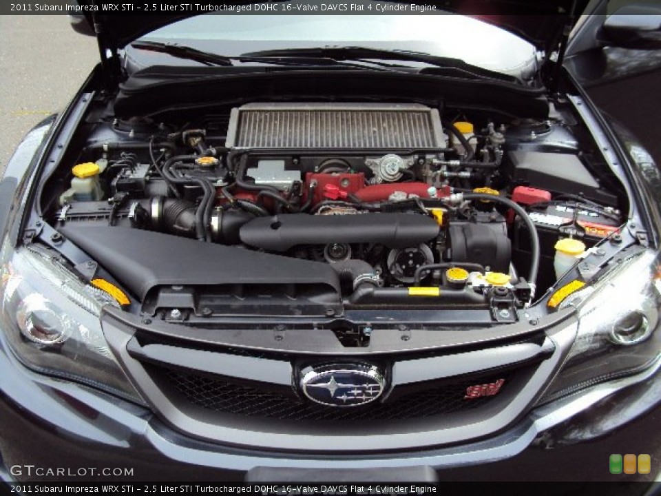 2.5 Liter STI Turbocharged DOHC 16-Valve DAVCS Flat 4 Cylinder Engine for the 2011 Subaru Impreza #81216780