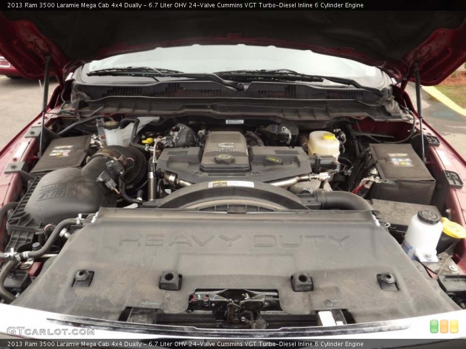6.7 Liter OHV 24-Valve Cummins VGT Turbo-Diesel Inline 6 Cylinder Engine for the 2013 Ram 3500 #81226519