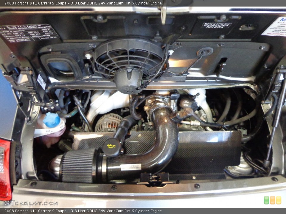 3.8 Liter DOHC 24V VarioCam Flat 6 Cylinder Engine for the 2008 Porsche 911 #81230556