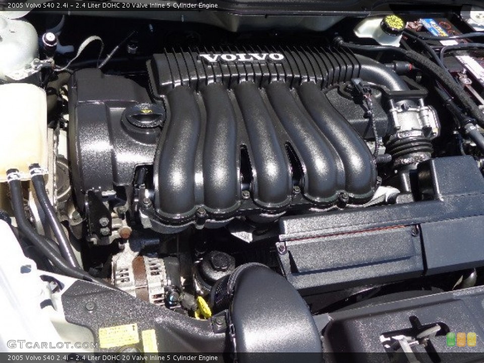 2.4 Liter DOHC 20 Valve Inline 5 Cylinder Engine for the 2005 Volvo S40 #81234139