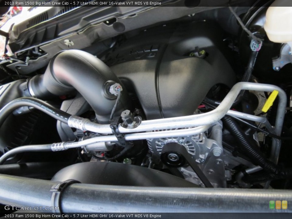 5.7 Liter HEMI OHV 16-Valve VVT MDS V8 2013 Ram 1500 Engine
