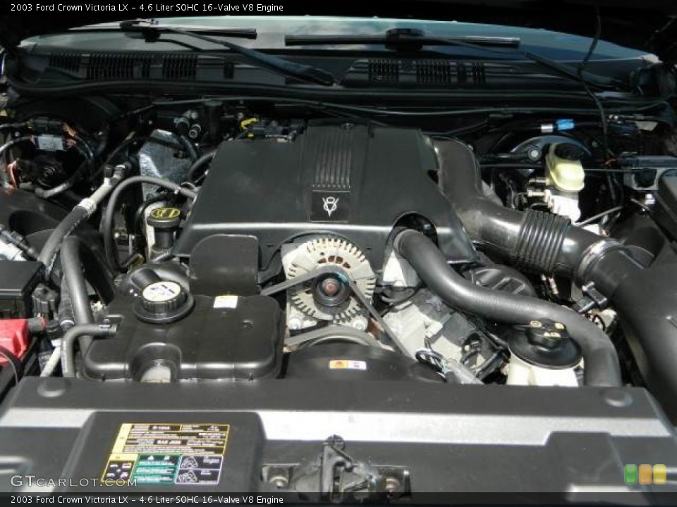 4.6 Liter SOHC 16-Valve V8 2003 Ford Crown Victoria Engine