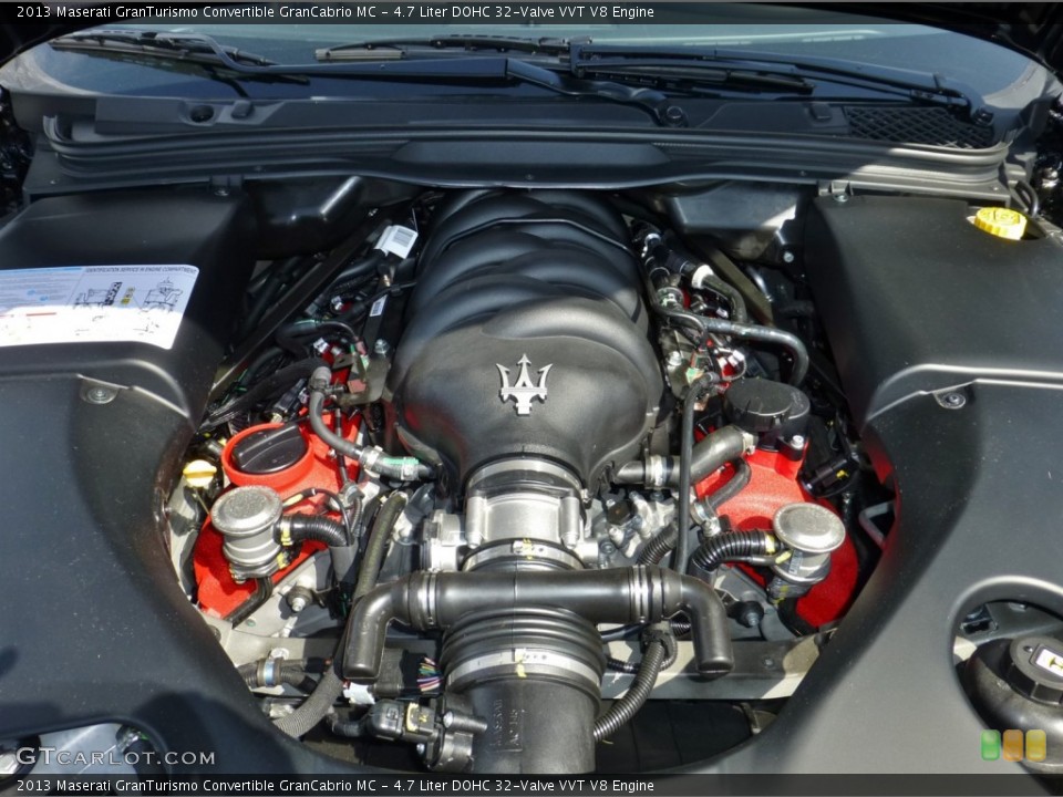 4.7 Liter DOHC 32-Valve VVT V8 Engine for the 2013 Maserati GranTurismo Convertible #81280931