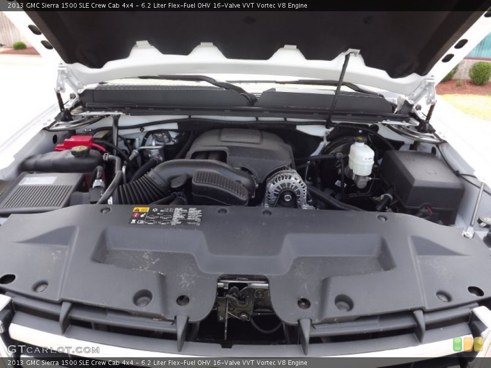 6.2 Liter Flex-Fuel OHV 16-Valve VVT Vortec V8 Engine for the 2013 GMC Sierra 1500 #81285700