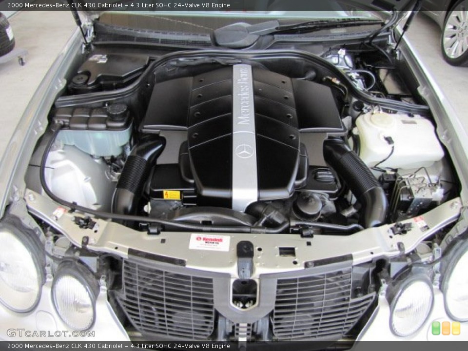 4.3 Liter SOHC 24-Valve V8 Engine for the 2000 Mercedes-Benz CLK #81295305